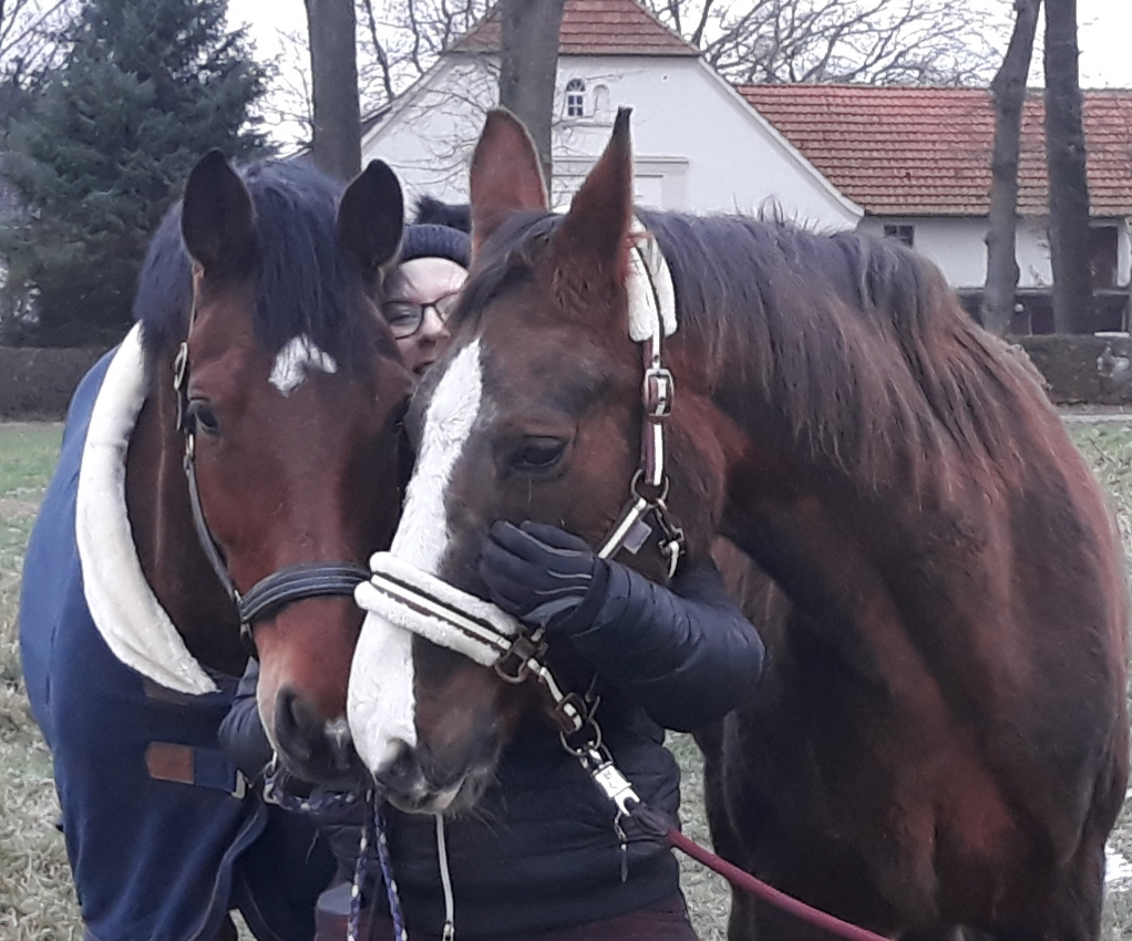 Nina mit Tieren